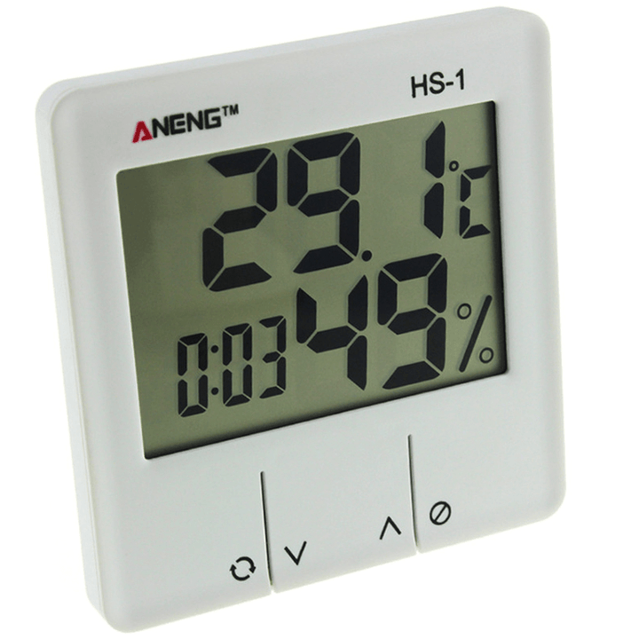 ANENG HS-1 Digital LCD Weather Station Thermometer Hygrometer Electronic Temperature Humidity Meter - MRSLM