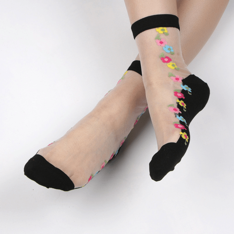 Breathable Lace Middle Tube Socks - MRSLM