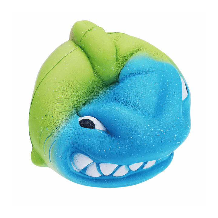 Squishy Animal Fierce Shark 11Cm Slow Rising Toy Gift Collection with Packing - MRSLM