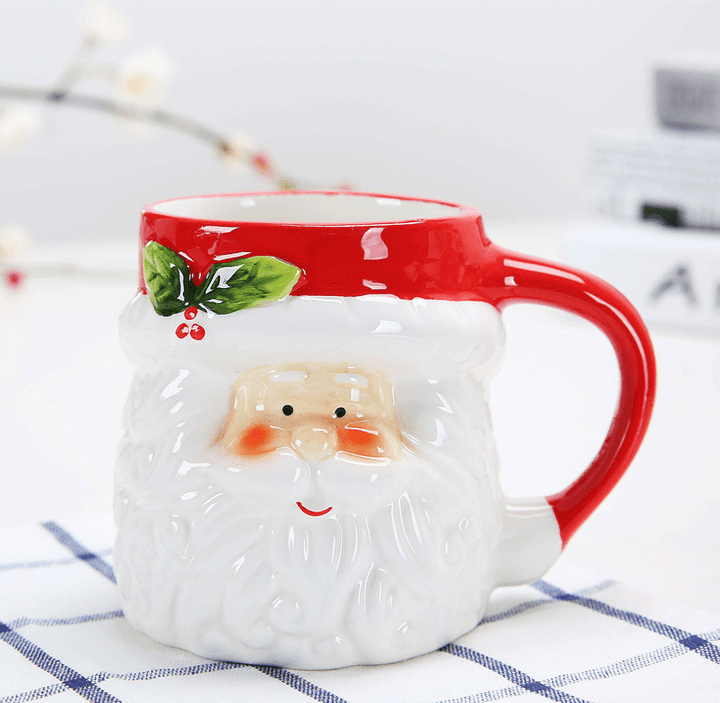 Creative Christmas Gift Ceramic Tea Mugs Water Container Cups and Mugs Top Grade Porcelain Coffee Cup Drinkware - MRSLM