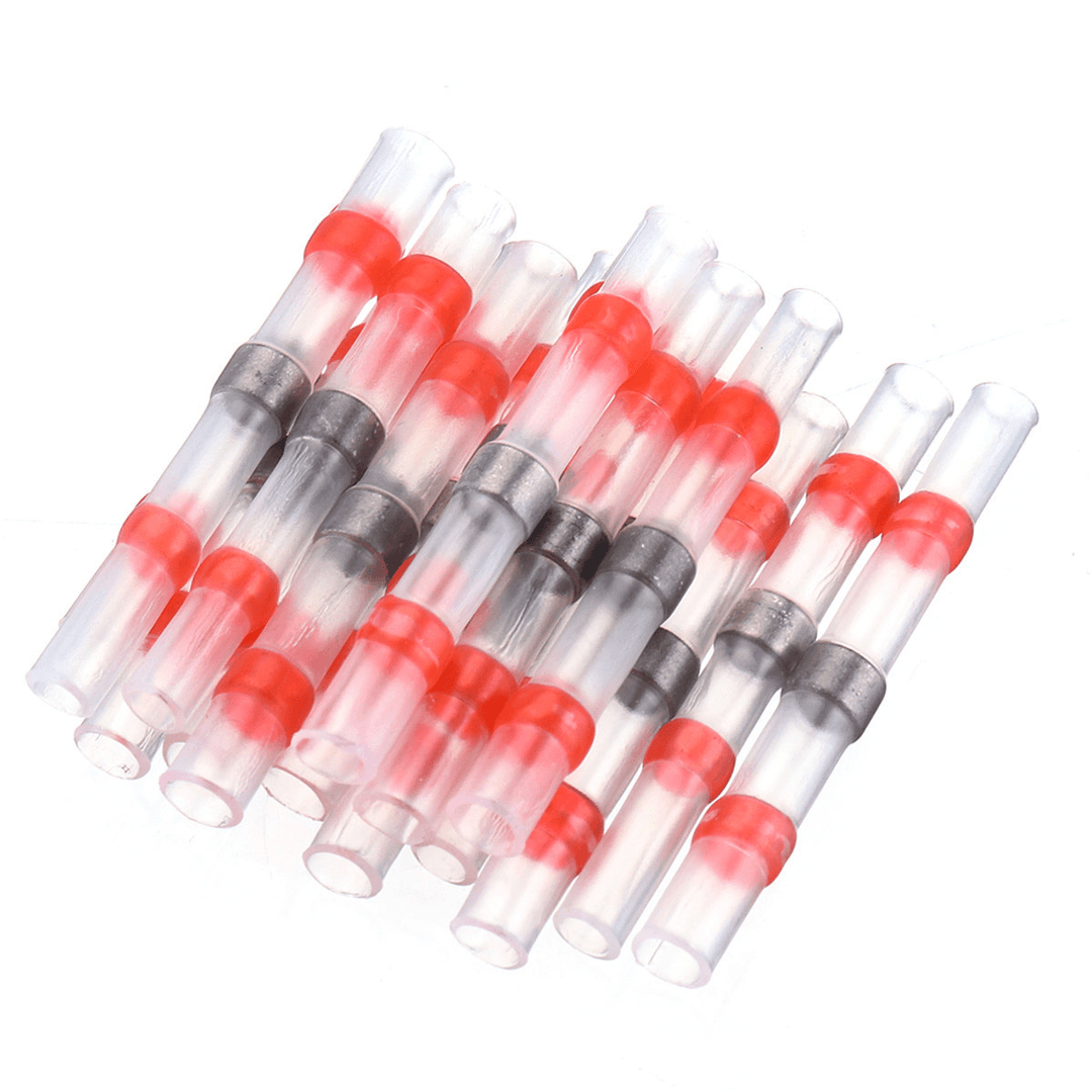 50PCS Waterproof Solder Terminals Seal Wire Connectors Heat Shrink Tube Connectors - MRSLM