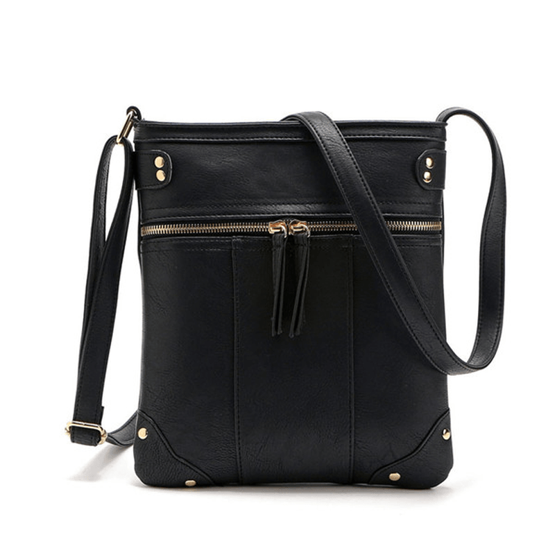 Women Vintage Messenger Bags Girls Casual Shoulder Bags Retro Crossbody Bags - MRSLM