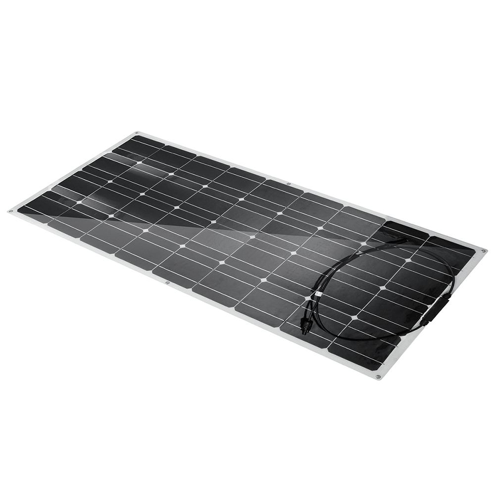 18V 100W PET Sunpower Semi-Flexible Solar Panel Monocrystalline Silicon Laminated Solar Panel 1180*540*3Mm - MRSLM