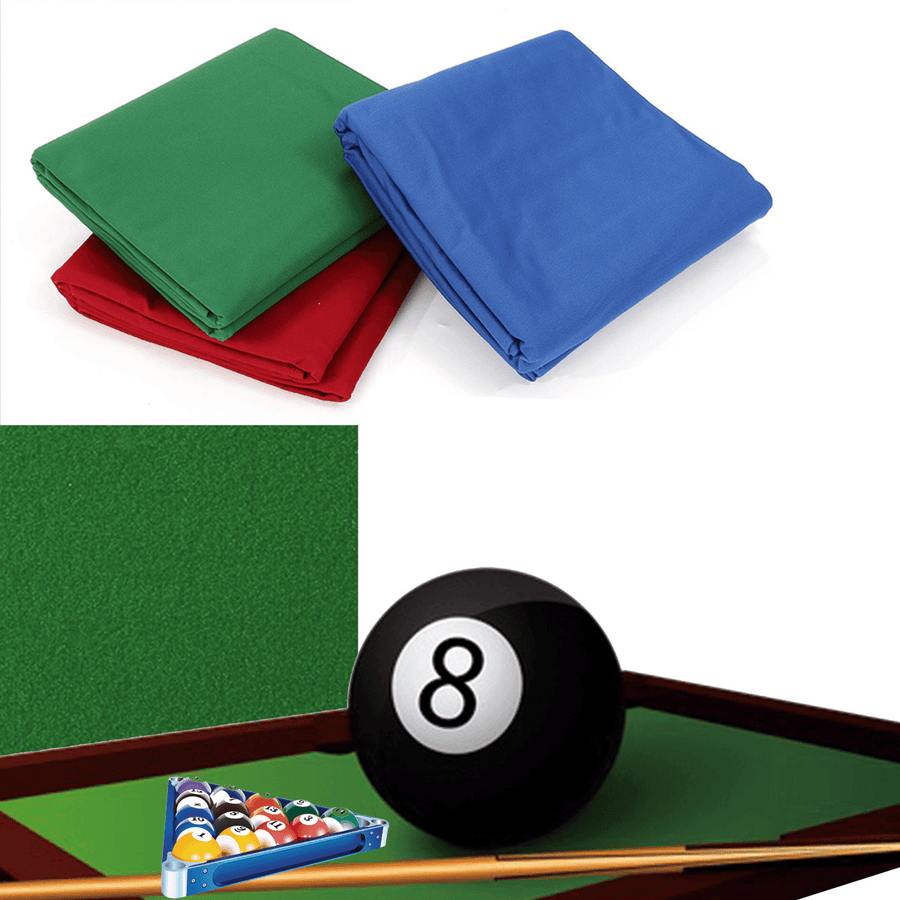 Professional Worsted Billiard Pool Table Cloth Felt Universal Snooker Accessories for 7Ft/8Ft Billiard Table Cloth for Indoor Bars Clubs Games Hotels Table Felt Cloth 2.5X1.42M - MRSLM