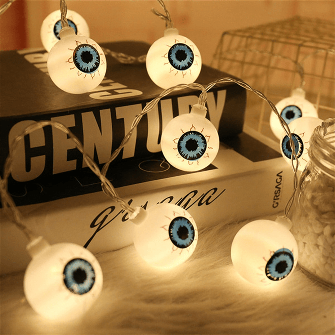 Halloween LED String Lights Decoration Lights Warm White for Halloween Home Decoration Accessorie - MRSLM