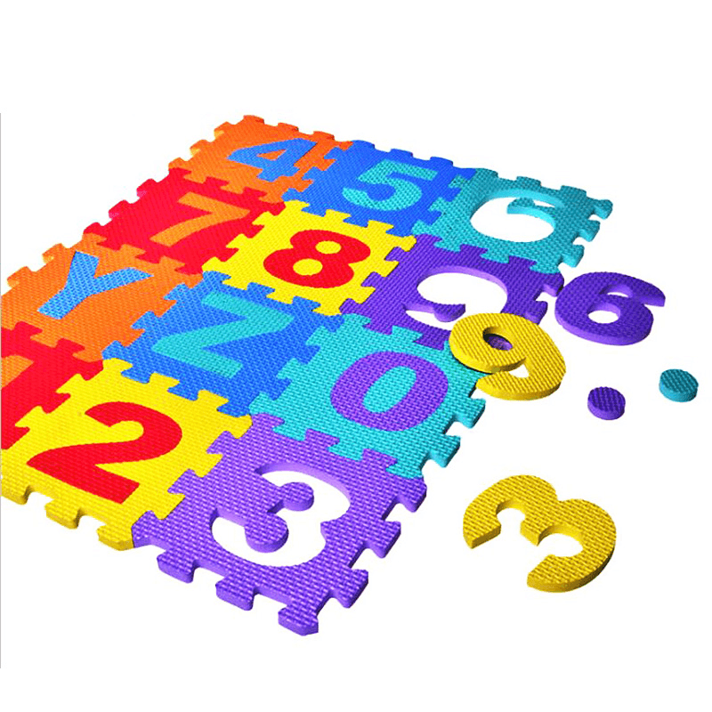 36 Pieces of Digital Alphabet Children'S Educational Foam EVA Puzzle Mat - MRSLM