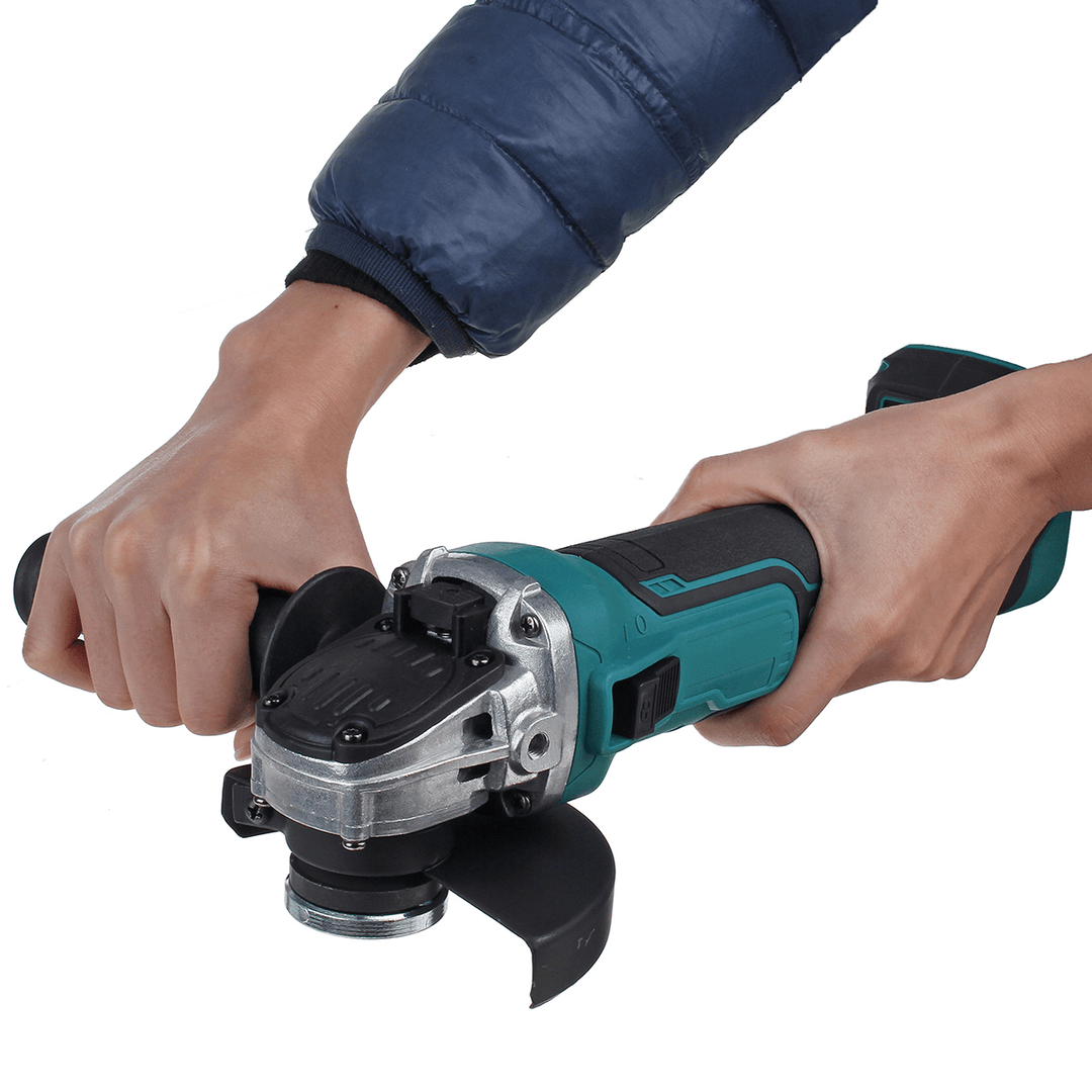 125Mm 800W Cordless Brushless Angle Grinder Cutting Tool Variable Speed Electric Polisher for Makita 18V Battery - MRSLM