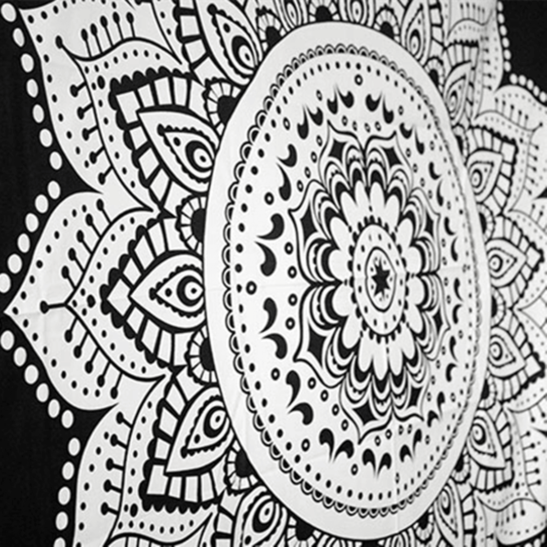 Indian Ethnic Dorm Decor Wall Hanging Hippie Mandala Tapestry Bohemian Bedspread Decorations - MRSLM