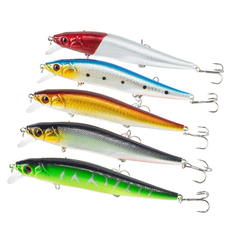 ZANLURE 5Pcs/Set 140Mm 20.5G Minnow Fishing Lure Artificial Hard Baits Carp Fishing Baits - MRSLM