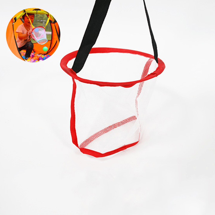 Kids Ocean Ball Frame Hoop Portable Children Playhouse Ball Shooting Frame Baby Toys Gift - MRSLM