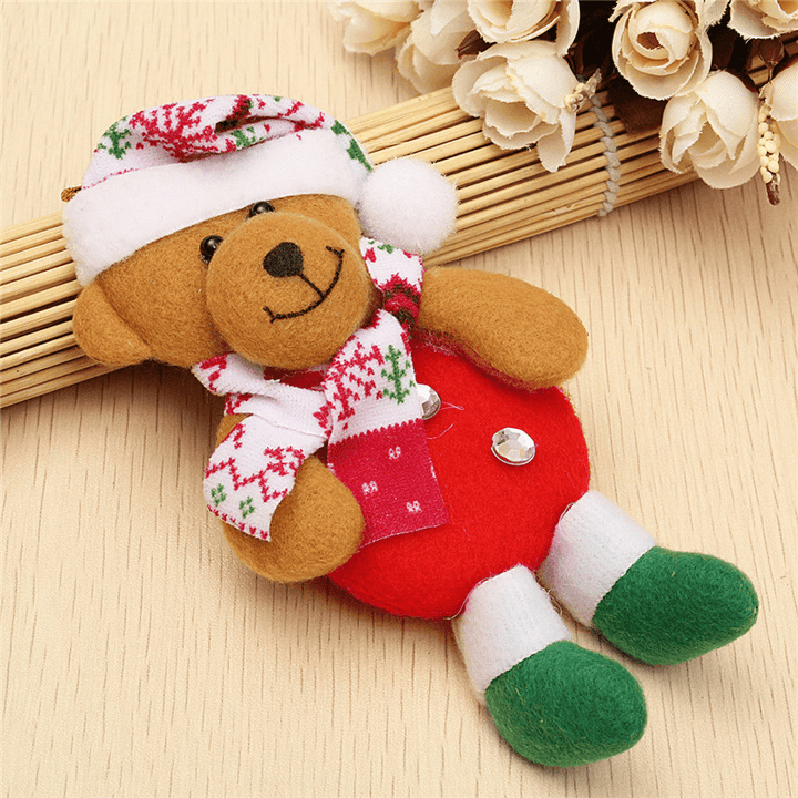 Snowman Bear Elk Ornament Christmas Classical Tree Decoration Home Decor - MRSLM