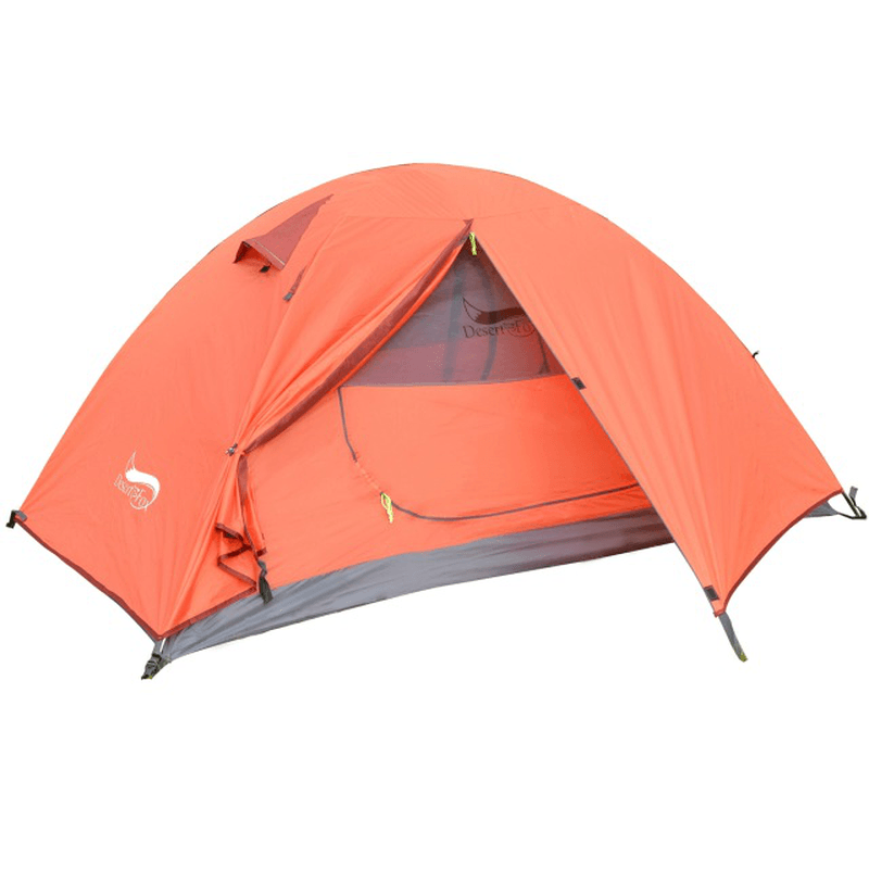 2 People Large Camping Tent Lightweight Double Layer Waterproof Anti-Uv Sun Canopy Camping Hiking Fishing Family Shelters - MRSLM