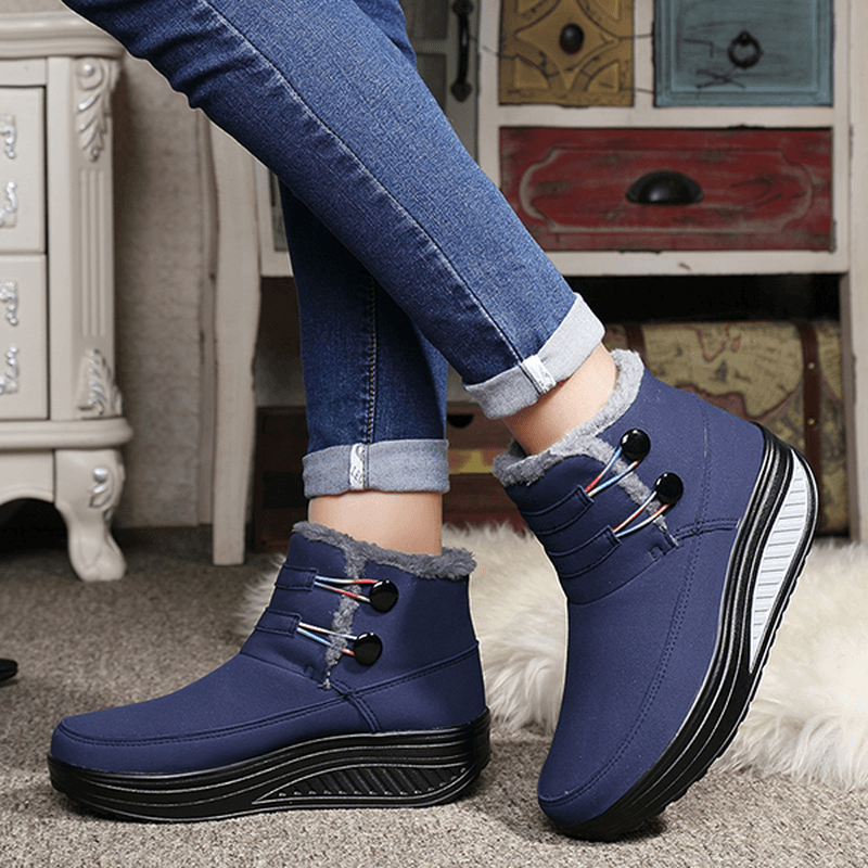 Women Winter Slip on Keep Warm Boots - MRSLM