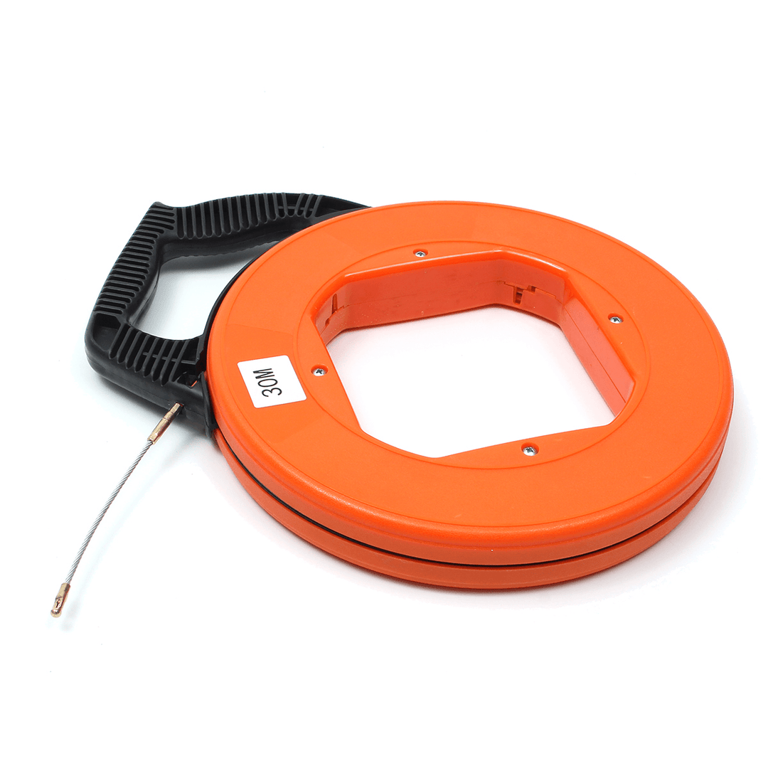 30M Fiberglass Fish Tape for Pulling Wire and Cable - MRSLM