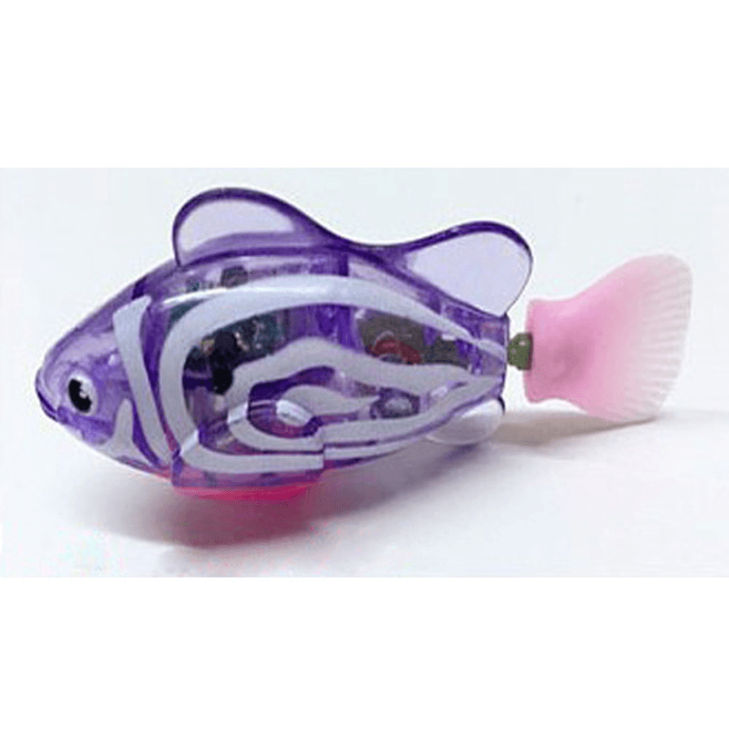 Baby Summer Bath Toy Magic Light Induction Swimming Fish - MRSLM