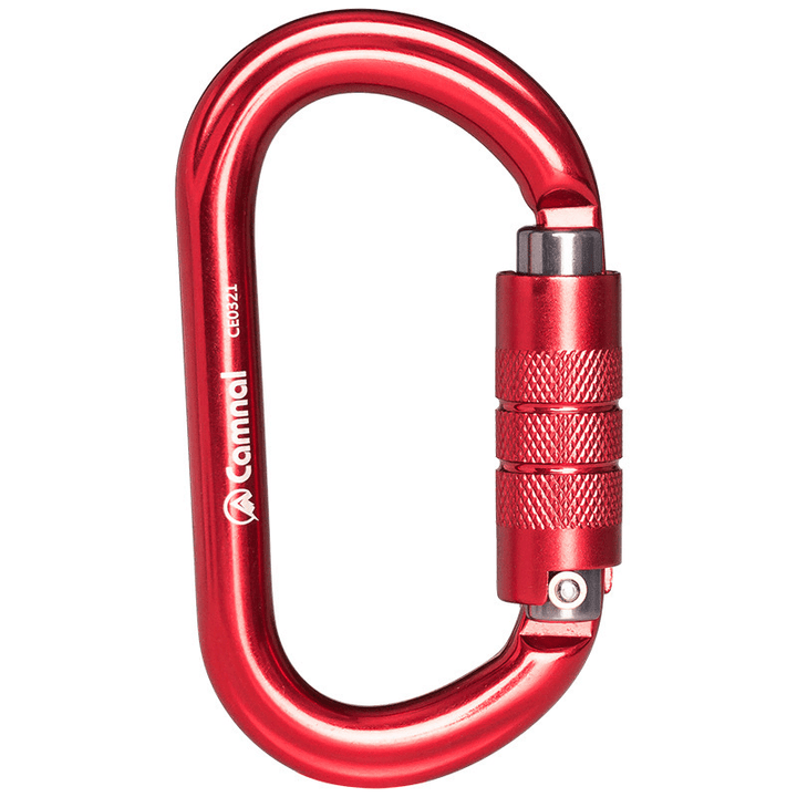 CAMNAL Aluminum Alloy Carabiner O Shape Buckle Outdoor Climbing Hunting Hanging Buckle - MRSLM