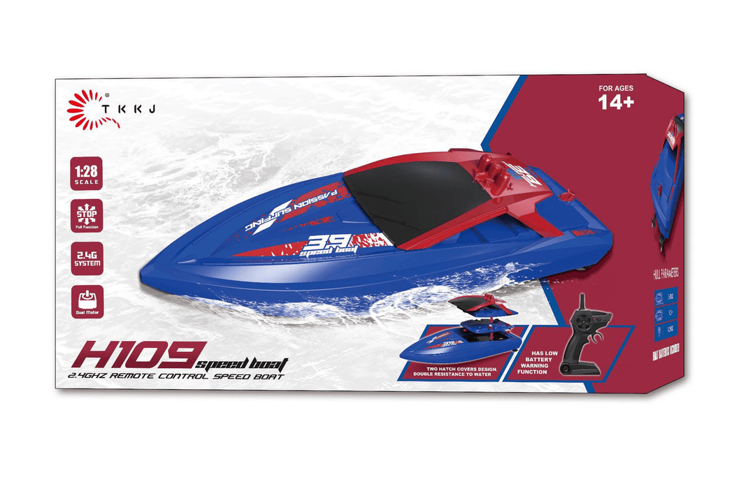 Remote Water Charging Wireless Speedboat Dual Motor - MRSLM