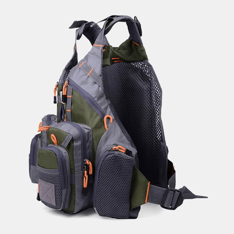 Men Fishing Reflective Multifunctional Tactical Sea Fishing Life Bag Chest Bag Bag Fishing Bag - MRSLM