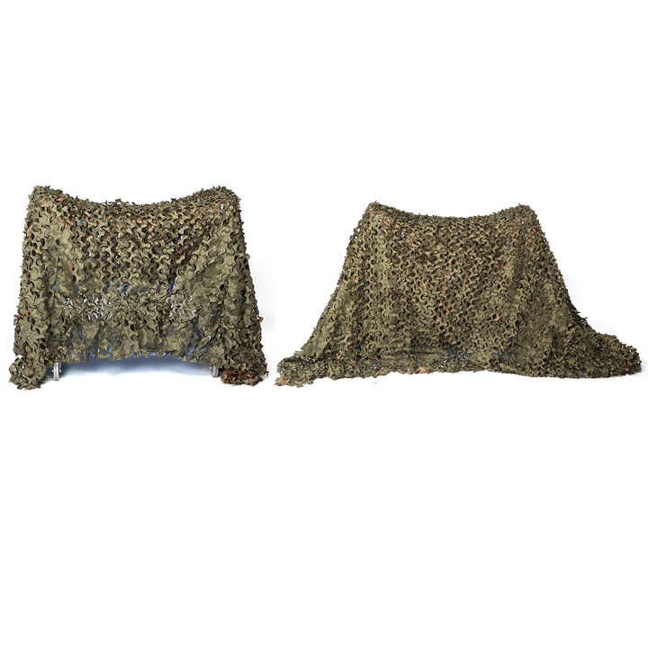 Multi-Size Camo Net Quick Dry Waterproof Camouflage Netting Reversible Green/Brown for Hunting/Shooting - MRSLM