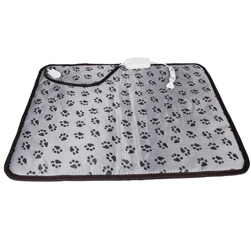 Pet Electric Heating Mat Cushion Waterproof Puppy Dog Cat Heated Pad Winter Warmer - MRSLM