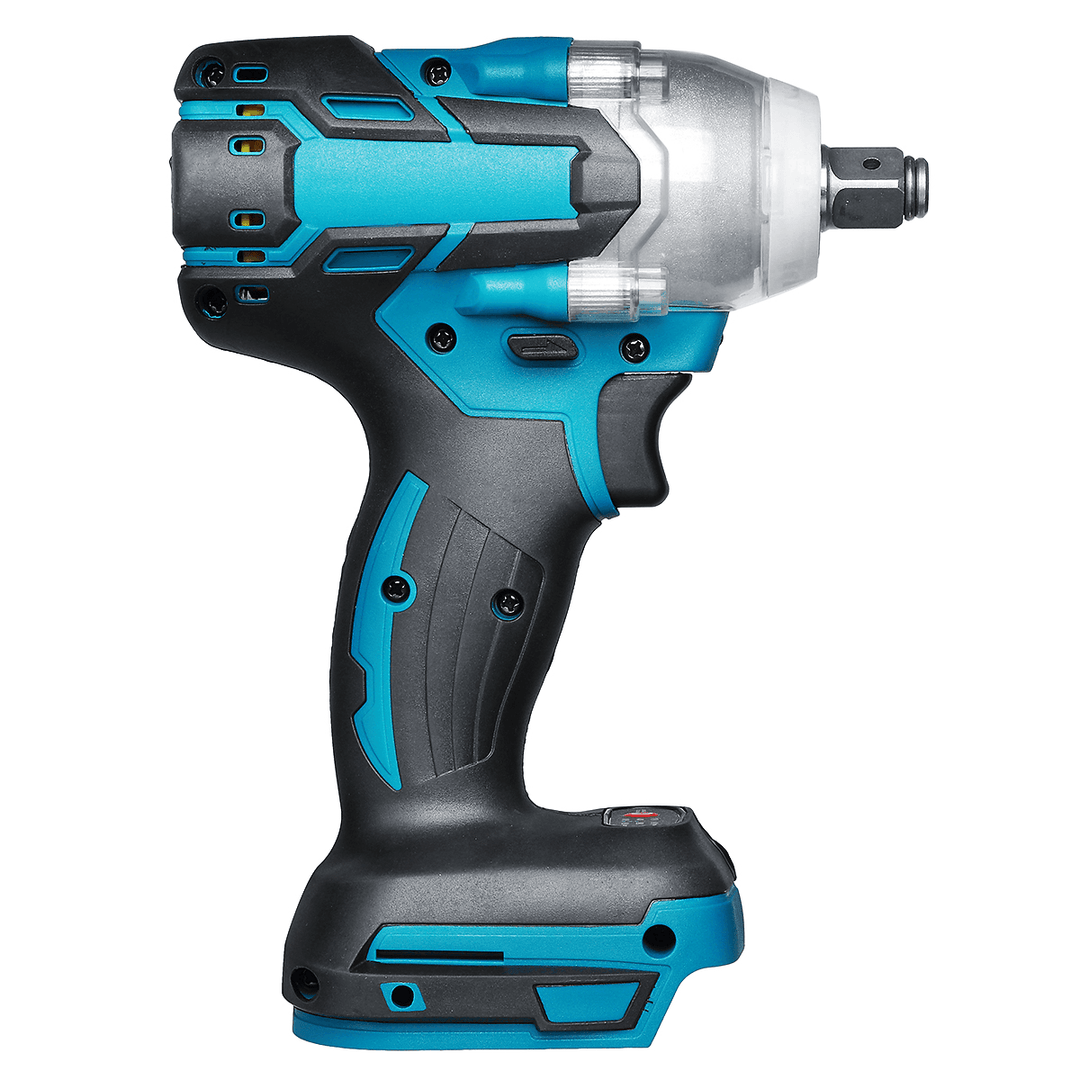 Cordless Brushless Impact Wrench 520N.M Torque 1/2'' Socket Electric Wrench Tool for Makita 18V Battery - MRSLM