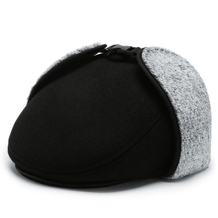 Thickened Earmuffs and Velvet Warm Cotton Cap - MRSLM