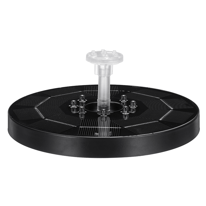 8LED Light Solar Panel Powered Water Fountain Pool Pond Garden Water Sprinkler Sprayer Waterfall Floating Fountain Pump - MRSLM