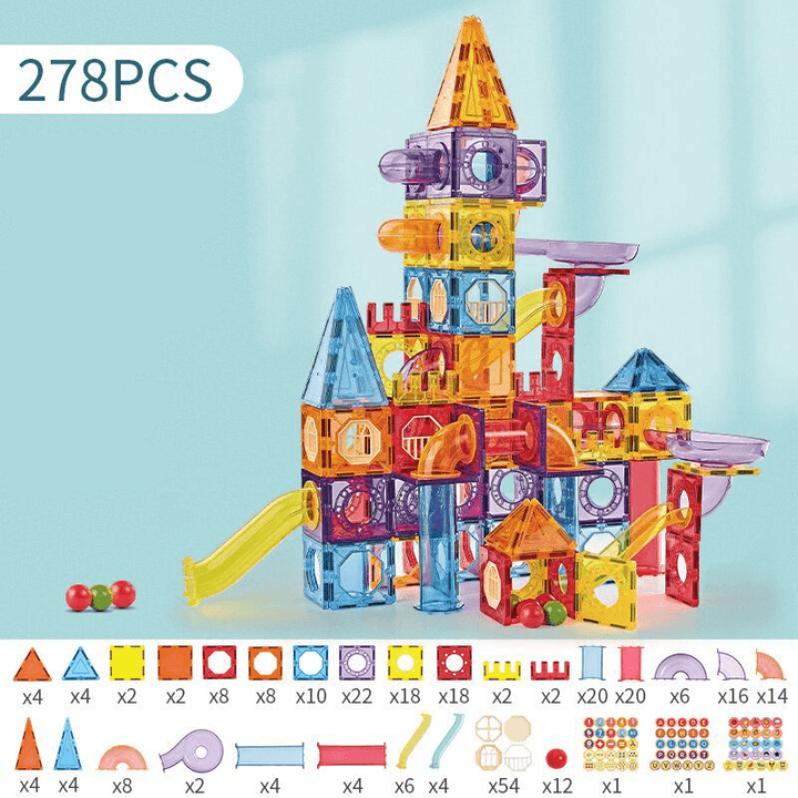 Magnetic Piece Building Block Set Diy Toy Baby Magnet Boy and Girl Puzzle Assembling - MRSLM