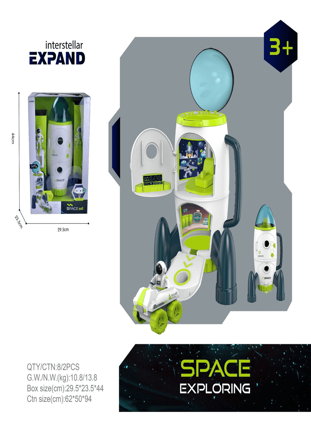 Space Model Shuttle Space Station Rocket Aviation - MRSLM