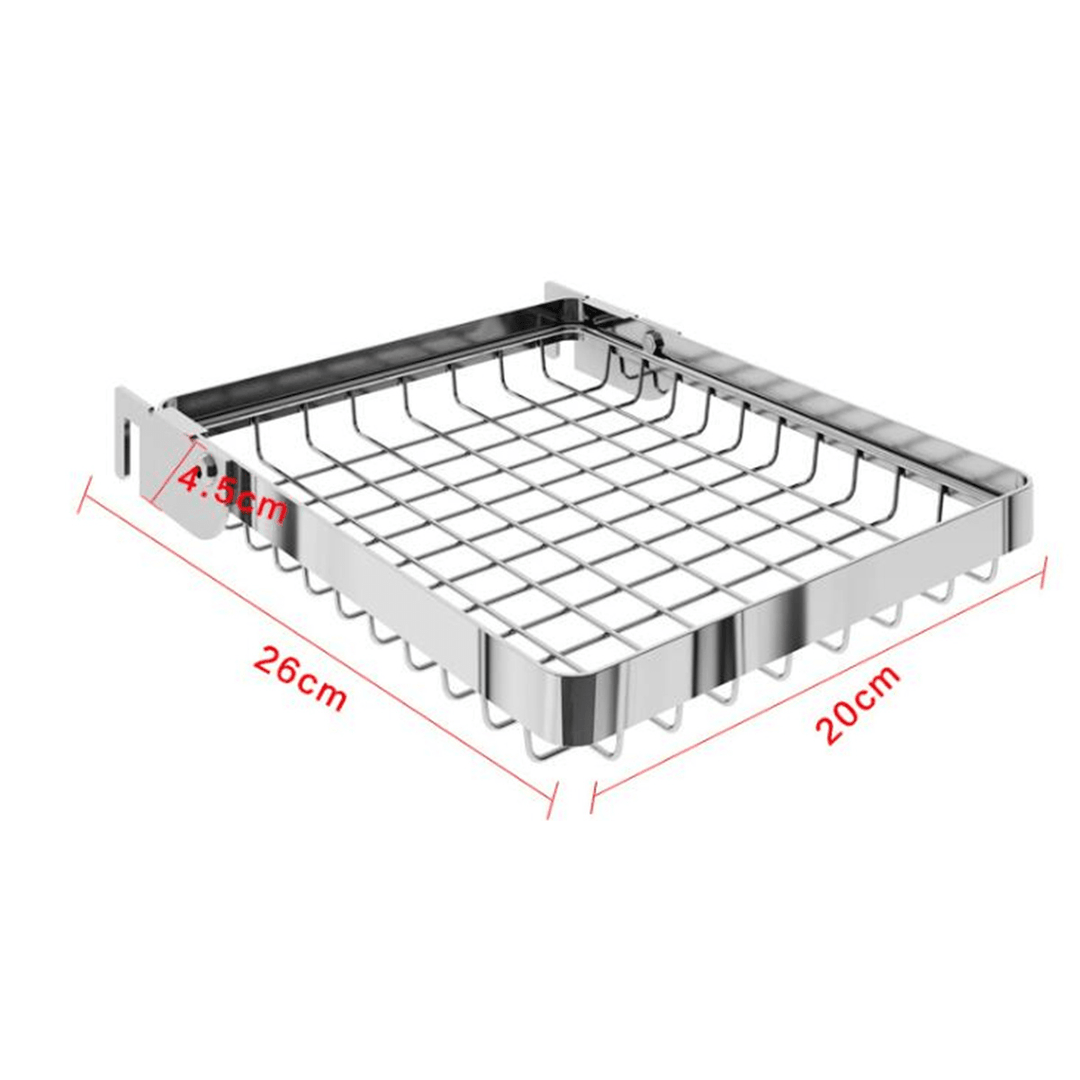 Stainless Steel Kitchen Dish Drying Rack Dish Drainer Rack Storage Shelf Rack Cup Plate Dish Rack Holders Organizer - MRSLM