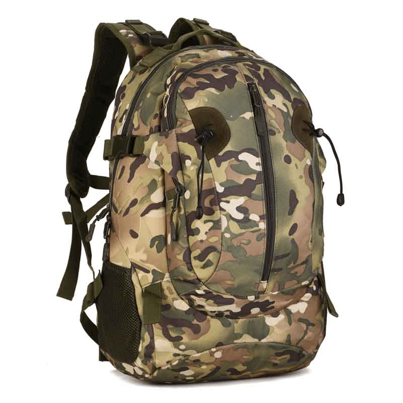 40L Camouflage Tactical Backpack Climbing Waterproof Bag Camping Hiking Mountaineering Multifunction Rucksack - MRSLM