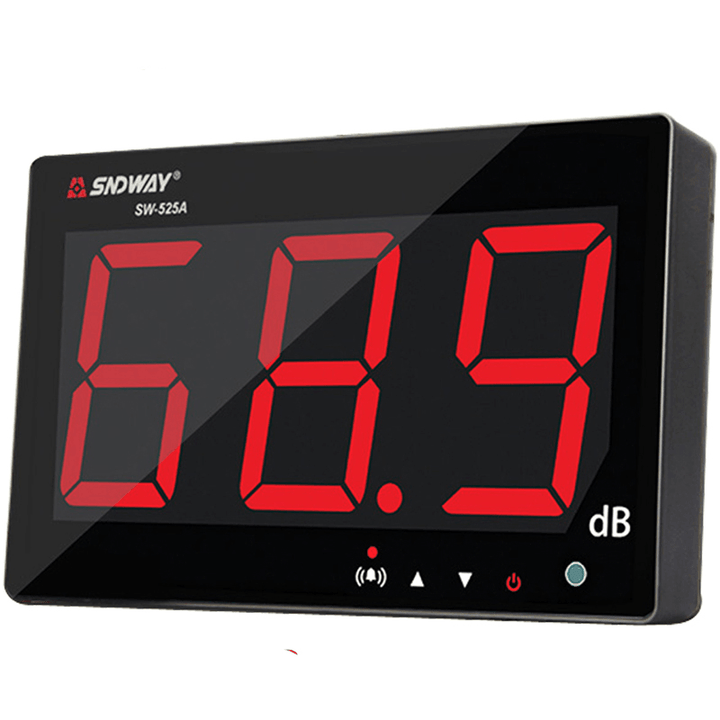 SNDWAY SW-525A Digital Sound Level Meter Noise Decibel Meter 30~130Db Large Screen Display - MRSLM