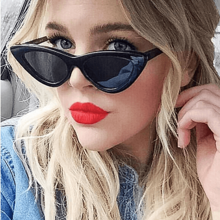 Small Frame Cat Eye Sunglasses Fashion Korean Retro Sunglasses - MRSLM