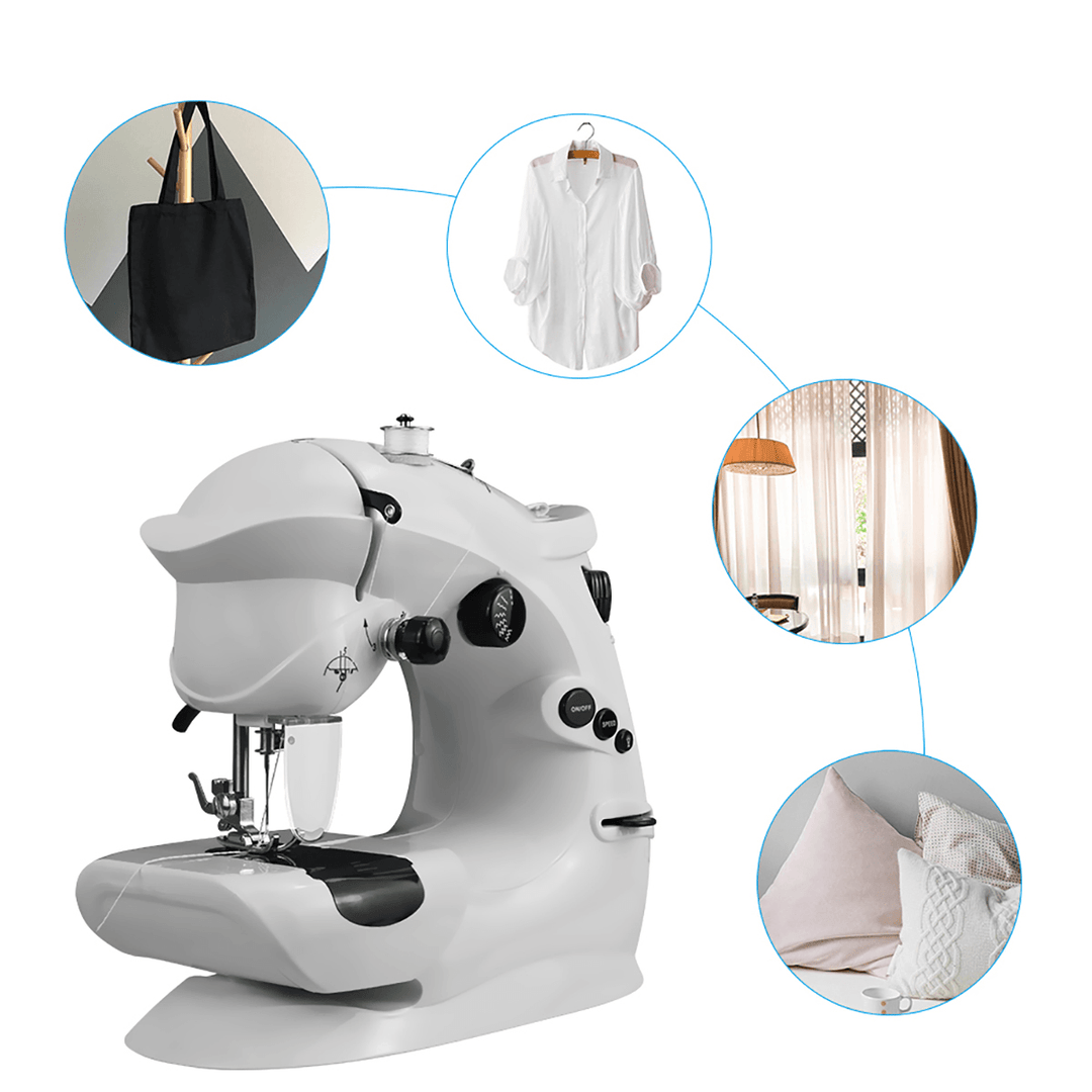 Portable Electric Sewing Machine Multipurpose Household 7 Stitched Pattern - MRSLM