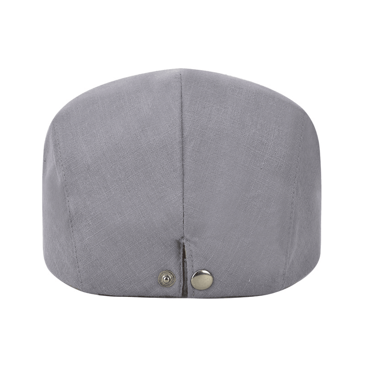 Cotton Solid Color Light Body Forward Cap, Outdoor Sunshade Beret - MRSLM