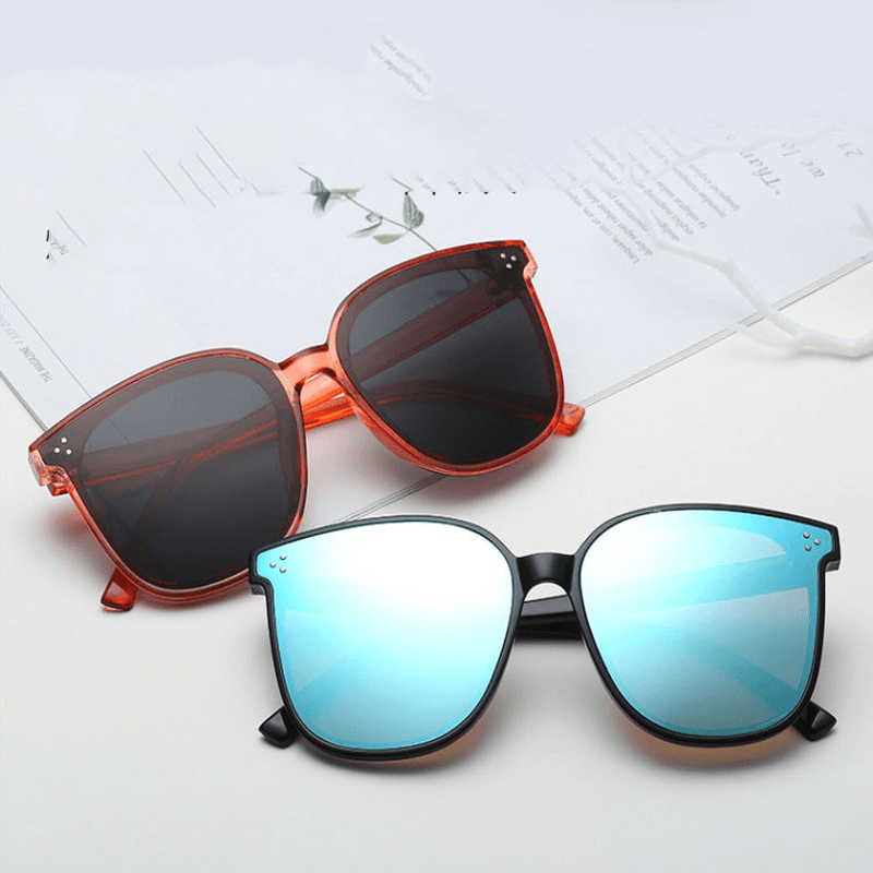 Fashionable Personality Colorful Square Sunglasses - MRSLM