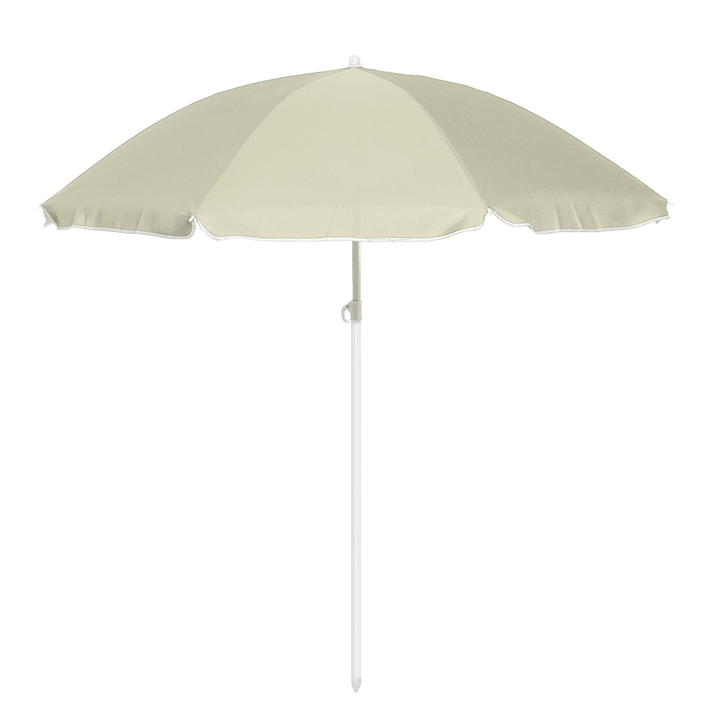 1.8M 8 Ribs Steel Poles Beach Umbrella Adjustable Garden Patio Parasol Sunshade - MRSLM