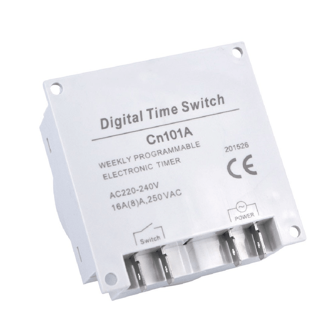 CN101A 12V 36V 110V 220V Programmable Digital LCD Power Timer Switch Relay 16A Timers - MRSLM