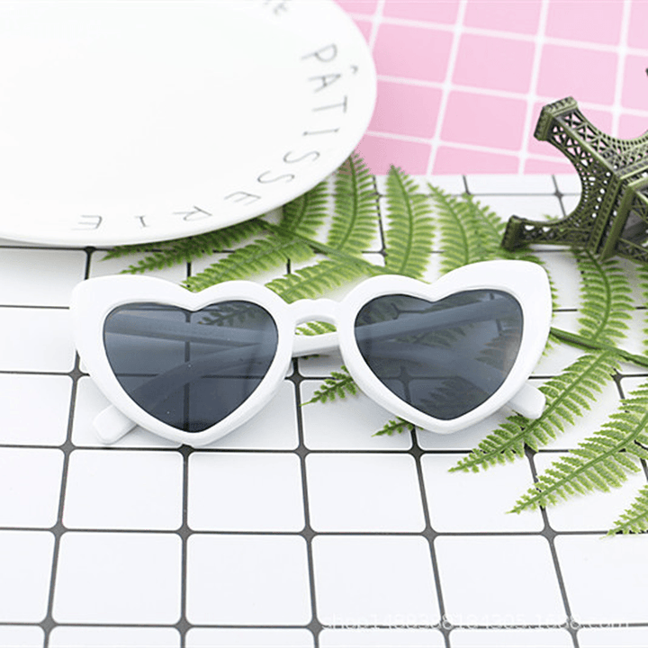 Fashionable Cute Heart-Shaped Ladies Sunglasses - MRSLM