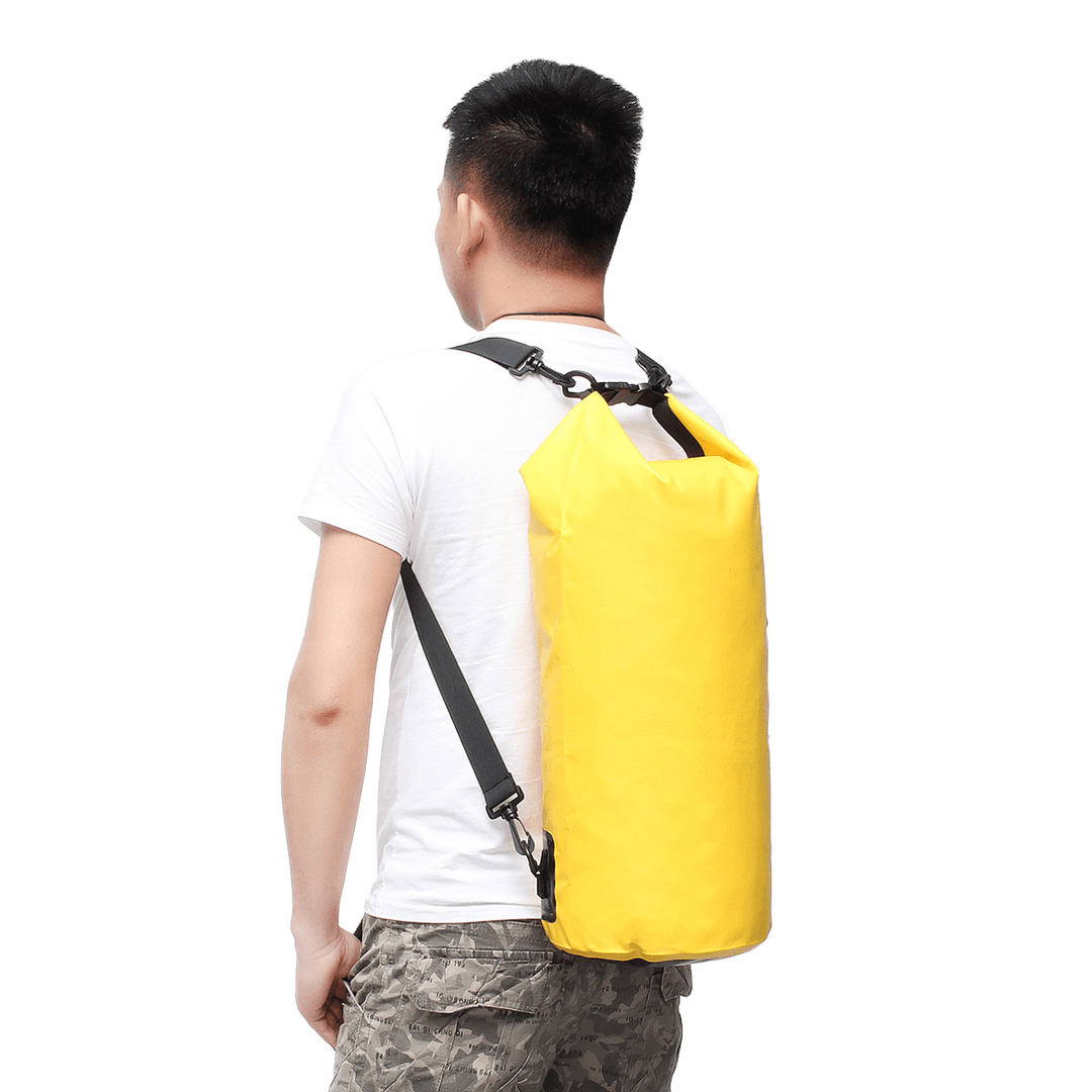 15L Sports Waterproof Dry Storage Bucket Bag Backpack Custom Outdoor Floating Boating Camping Bag - MRSLM