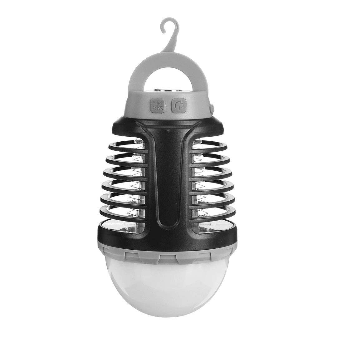 70 Lumens 2-In-1 LED Zapper Light Bulbs Mosquito Killer Lamp 4 Modes USB Rechargeable Hook Hanging Camping Light - MRSLM