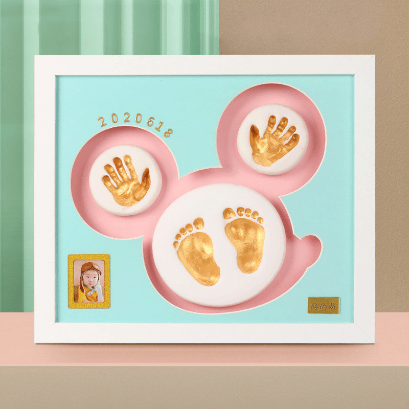 Baby Hand and Foot Print Lanugo Photo Frame - MRSLM