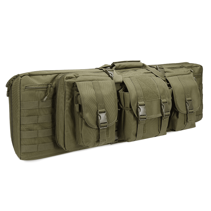 36Inch Tactical Camouflage Fishing Tackle Camping Bag Multifunctional Storage Bag Double Padded Backpack - MRSLM