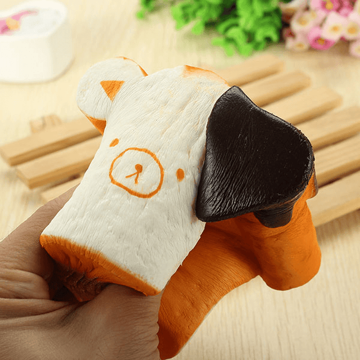 Squishy Toy 8 Seconds Slow Rising Super Soft Cute Fragrance Reality Touch Bear Toast Bread Decor - MRSLM