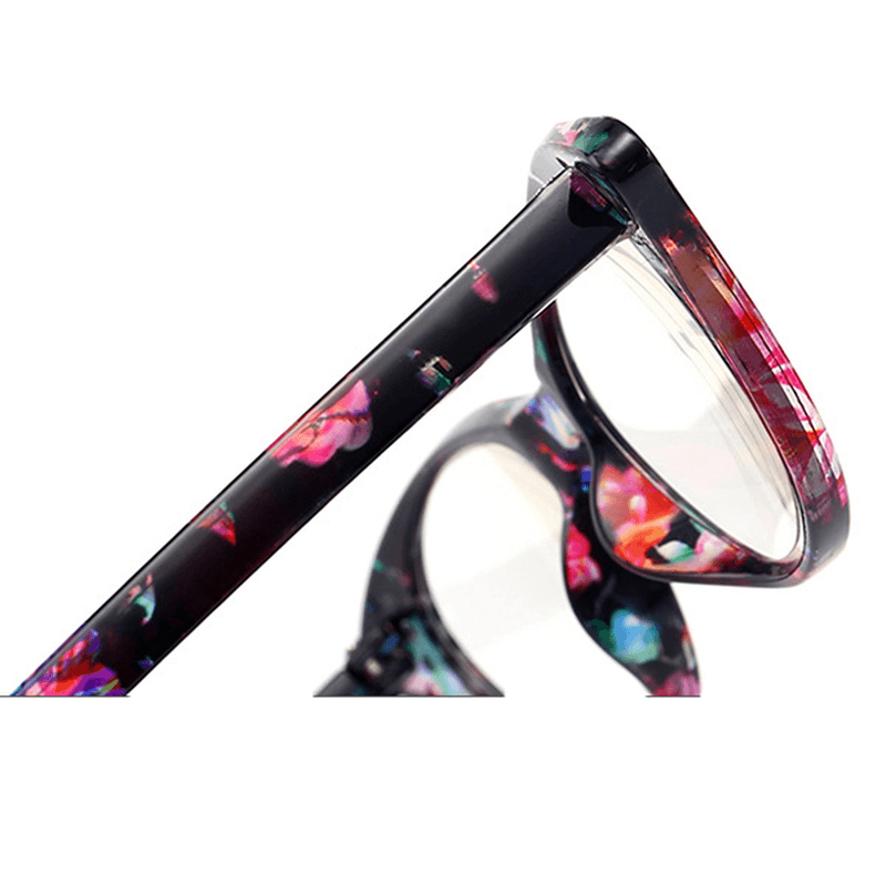 Women Cat Eye Flower Frame Reading Glasses - MRSLM