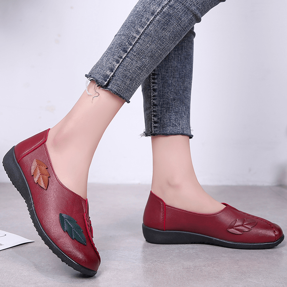 Soft Comfy Flower Flats Women Loafers - MRSLM