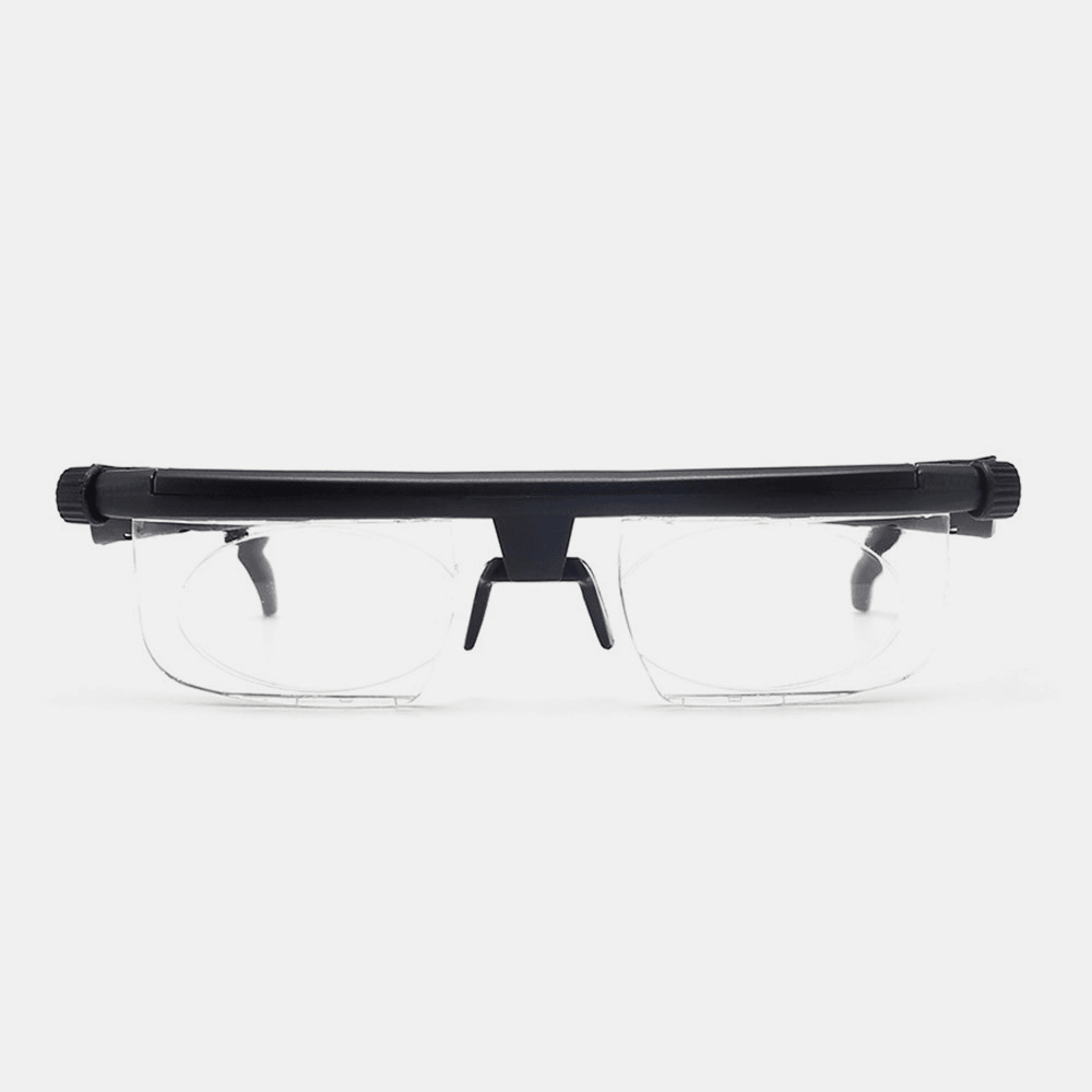 Unisex Half Frame Adjustable Degree Glasses Focal Length Adjustment Myopia Reading Glasses Selt-Adjusting Glasses - MRSLM