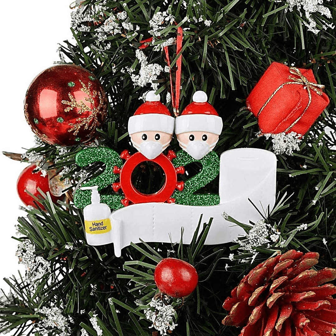 2020 Merry Christmas Tree Hanging Ornaments Family DIY Personalized Decor Gifts - MRSLM