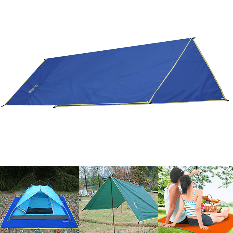 3 in 1 Multifunctional Picnic Mat Waterproof Camping Tent Sunshade Canopy Tarp - MRSLM