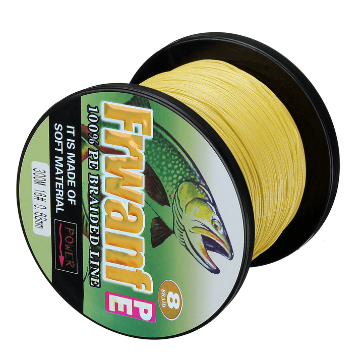 PE Braid Line 300M 8 Strands Braided Fishing Line Multicolor Super Power Fishing Line - MRSLM